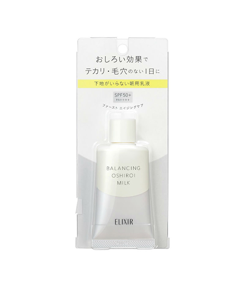 Дневной солнцезащитный крем с матирующим эффектом Shiseido Elixir Reflet Balancing Oshiroi Milk 3
