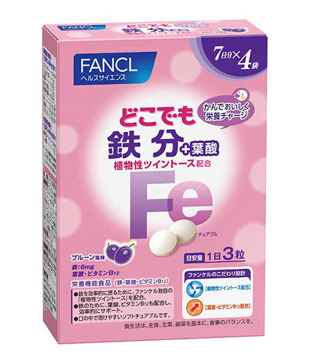 Fancl Anywhere Iron and Folic Acid