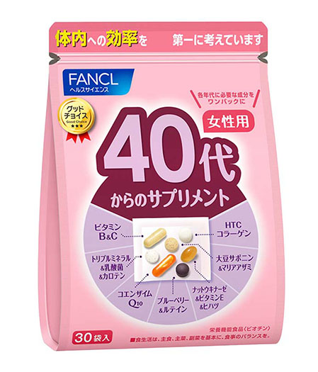 Fancl vitamins for women 40+ 1