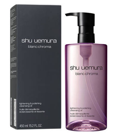 Shu Uemura blanc:chroma: lightening and polishing cleansing oil