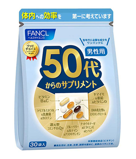 Fancl vitamins for men 50+ 1